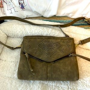 Crossbody purse. Never used. Leather like